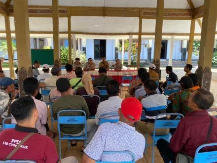 Kantor Pertanahan (ATR/BPN) Kab.Trenggalek melakukan sosialisasi dan penyuluhan PTSL Tahun 2026